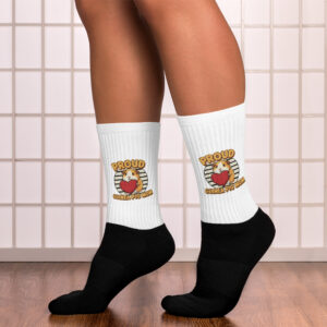 Sokken Proud Guinea Pig mom (Orange and white)